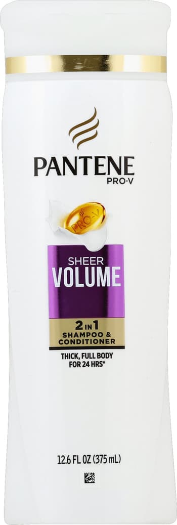 Pantene Pro V 2 In 1 Fine Flat To Volume Shampoo Conditioner 12 6 Oz Harmon Face Values
