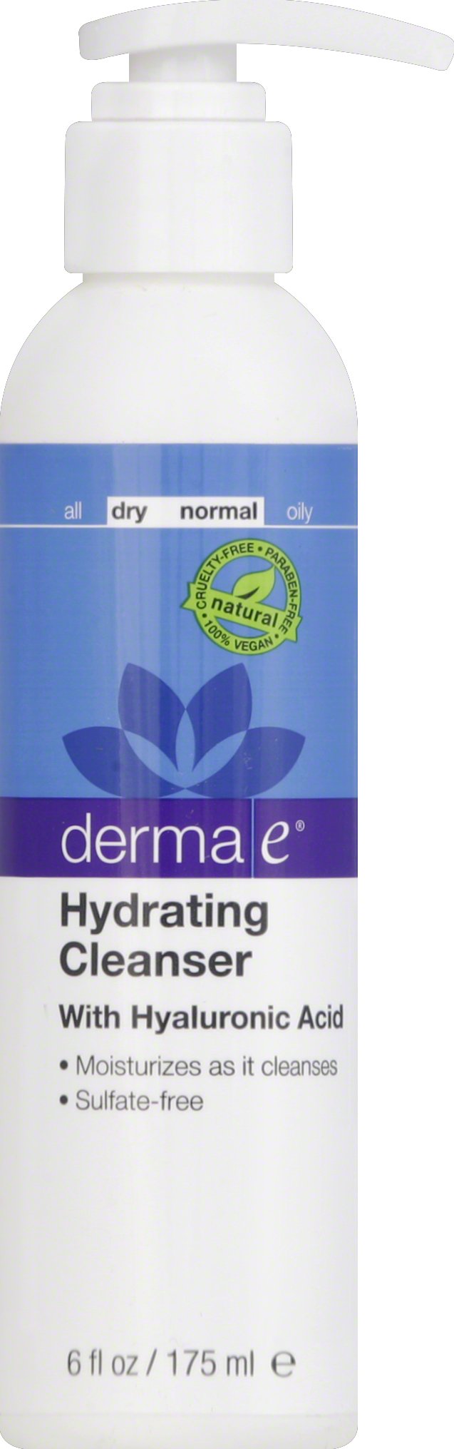 derma e hydrating cleanser with hyaluronic acid