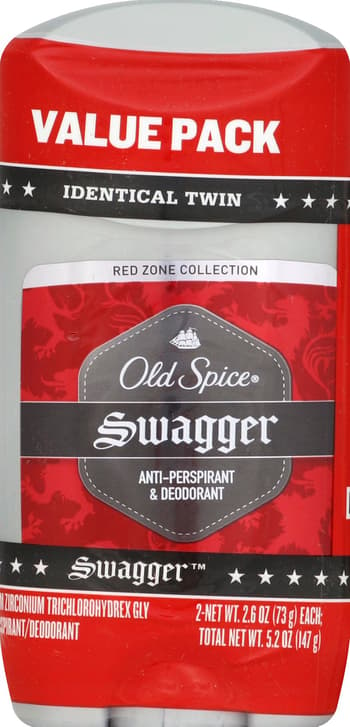 Old Spice Red Zone Swagger Anti Perspirant Deodorant 2 6 Oz 2 Pack Harmon Face Values