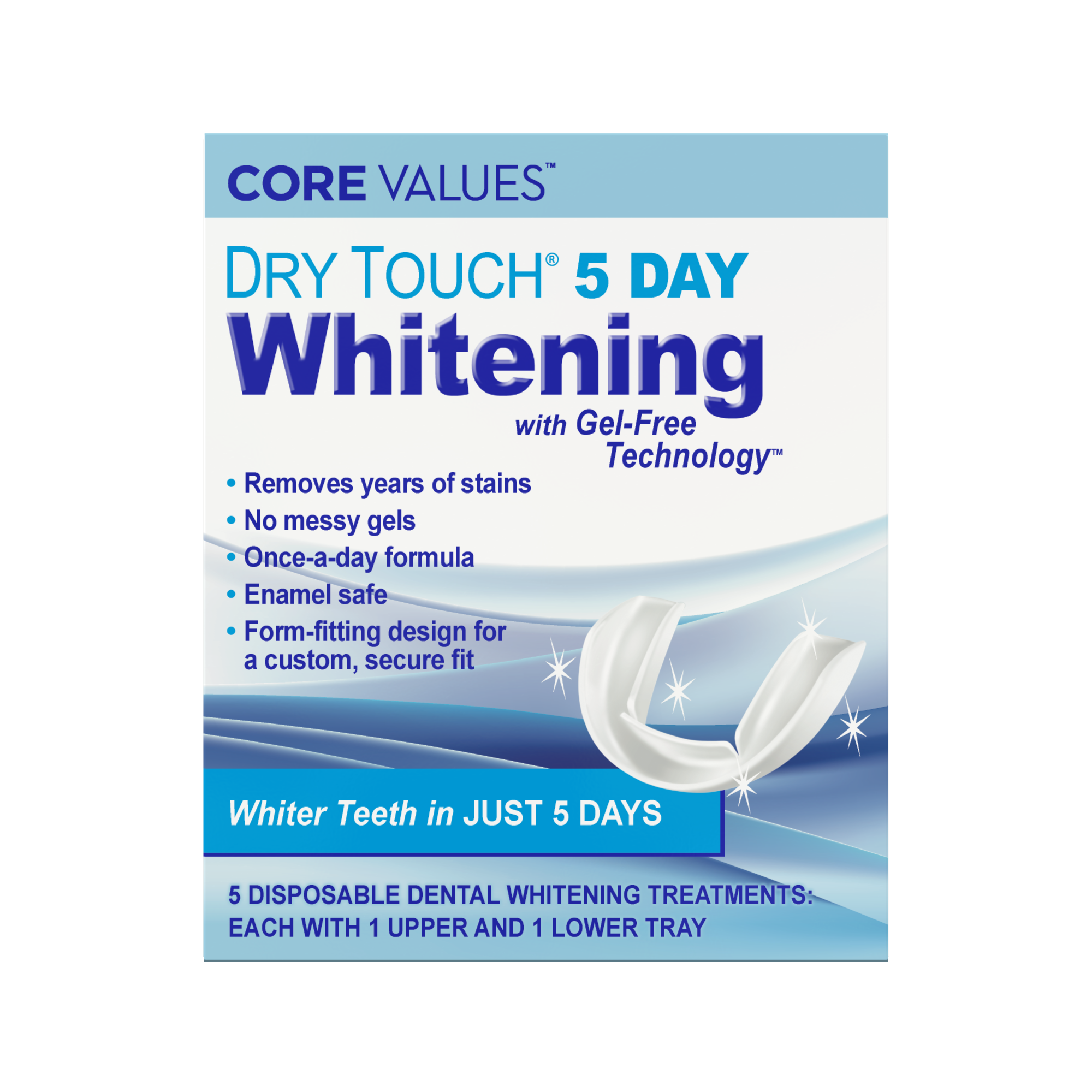 dry touch whitening trays