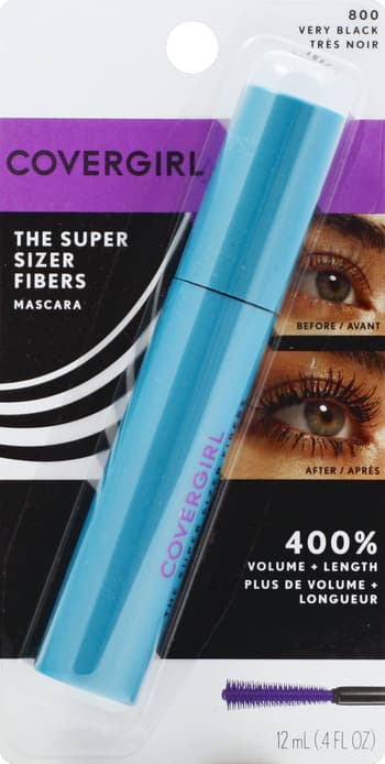 Covergirl Super Sizer Fibers Mascara Very Black Harmon Face Values