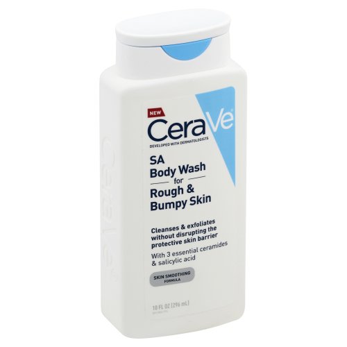 cerave sa rough and bumpy body wash