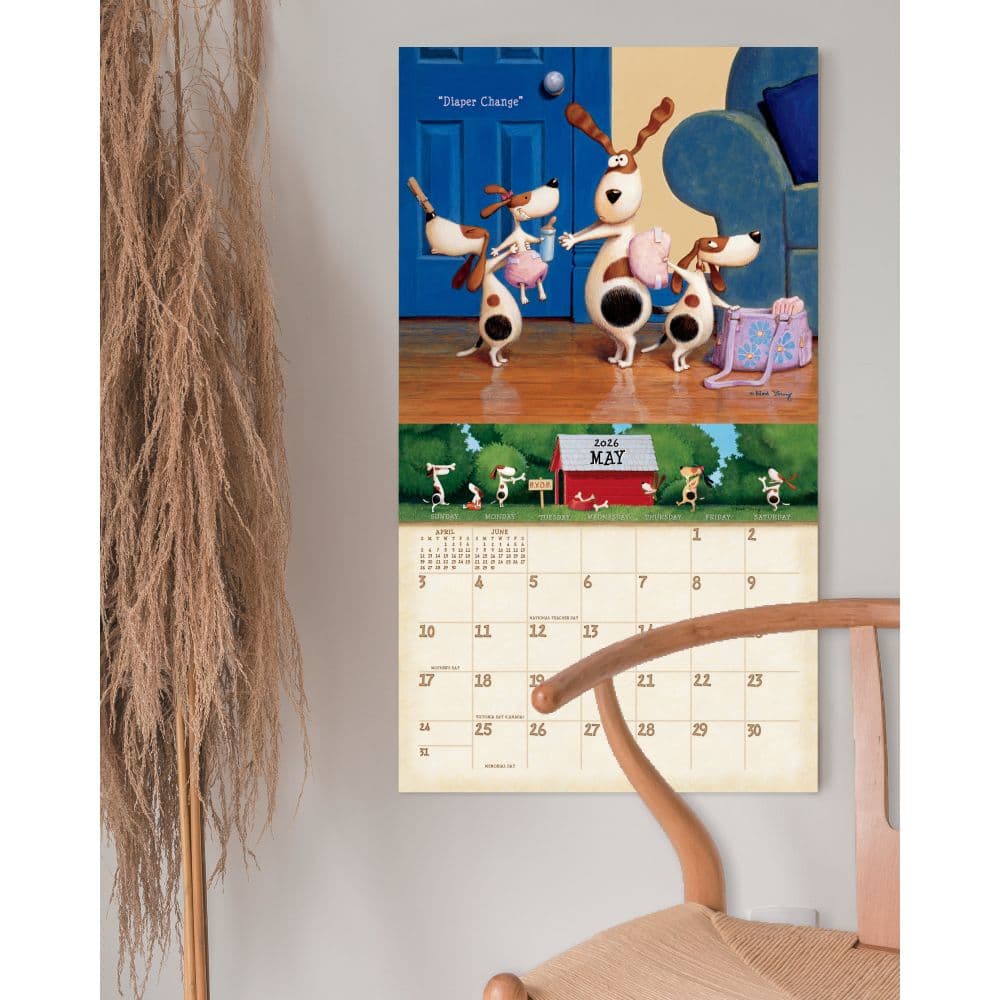Dogs Life by Ned Young 2026 Wall Calendar Fourth Alternate Image