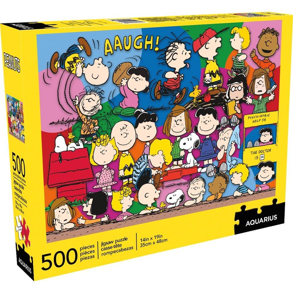 Peanuts Cast 500pc Puzzle - Calendars.com