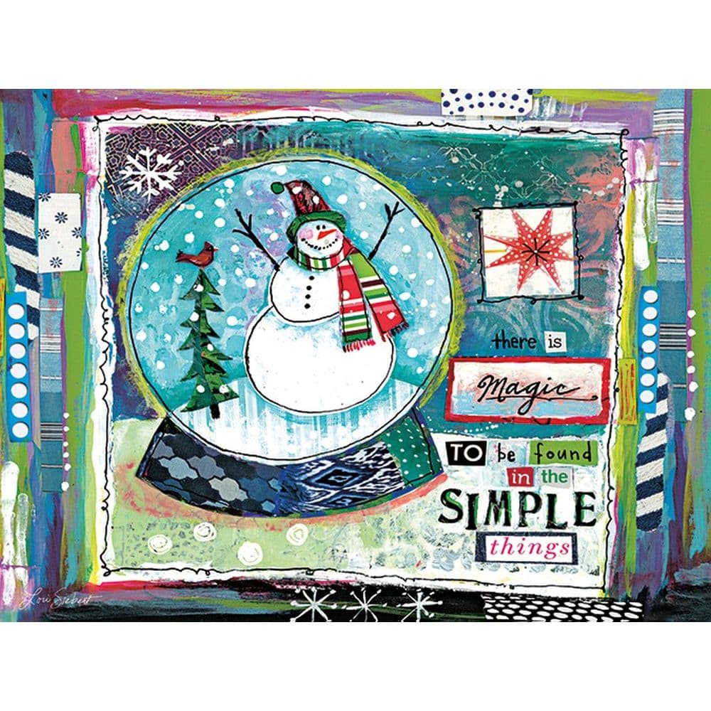 Simple Magic 6 In X 4.5 In Classic Christmas Cards by Lori Siebert Main Image