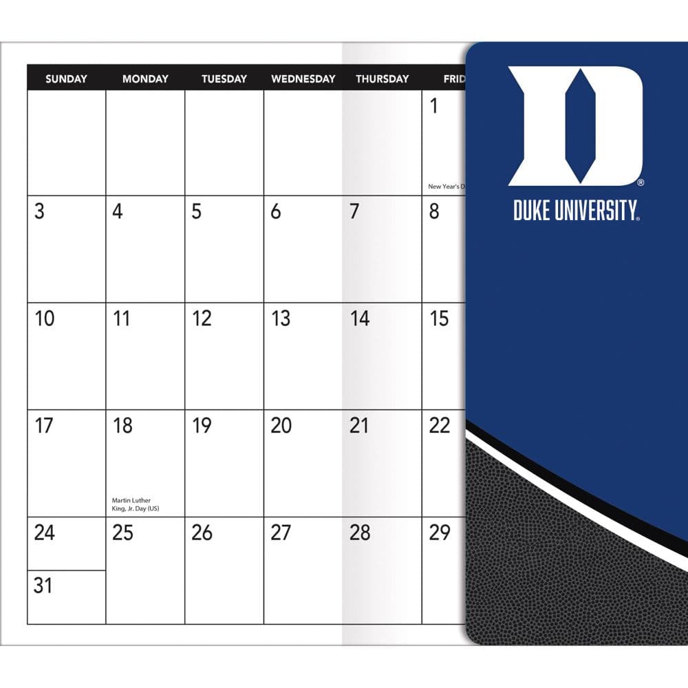 Duke Blue Devils 2027 17 Month Pocket Planner Fifth Alternate Image