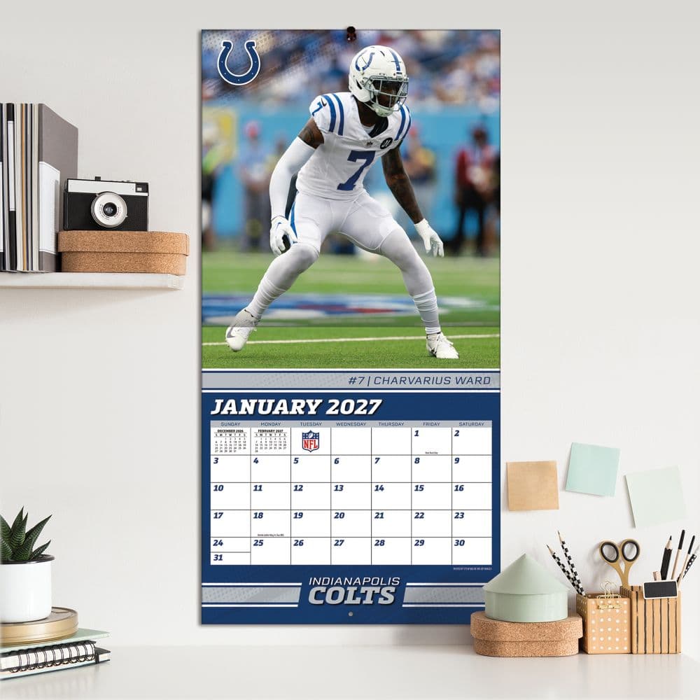 NFL Indianapolis Colts 2027 Wall Calendar Fifth Alternate Image