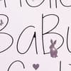 image Hello Baby Girl New Baby Card close up