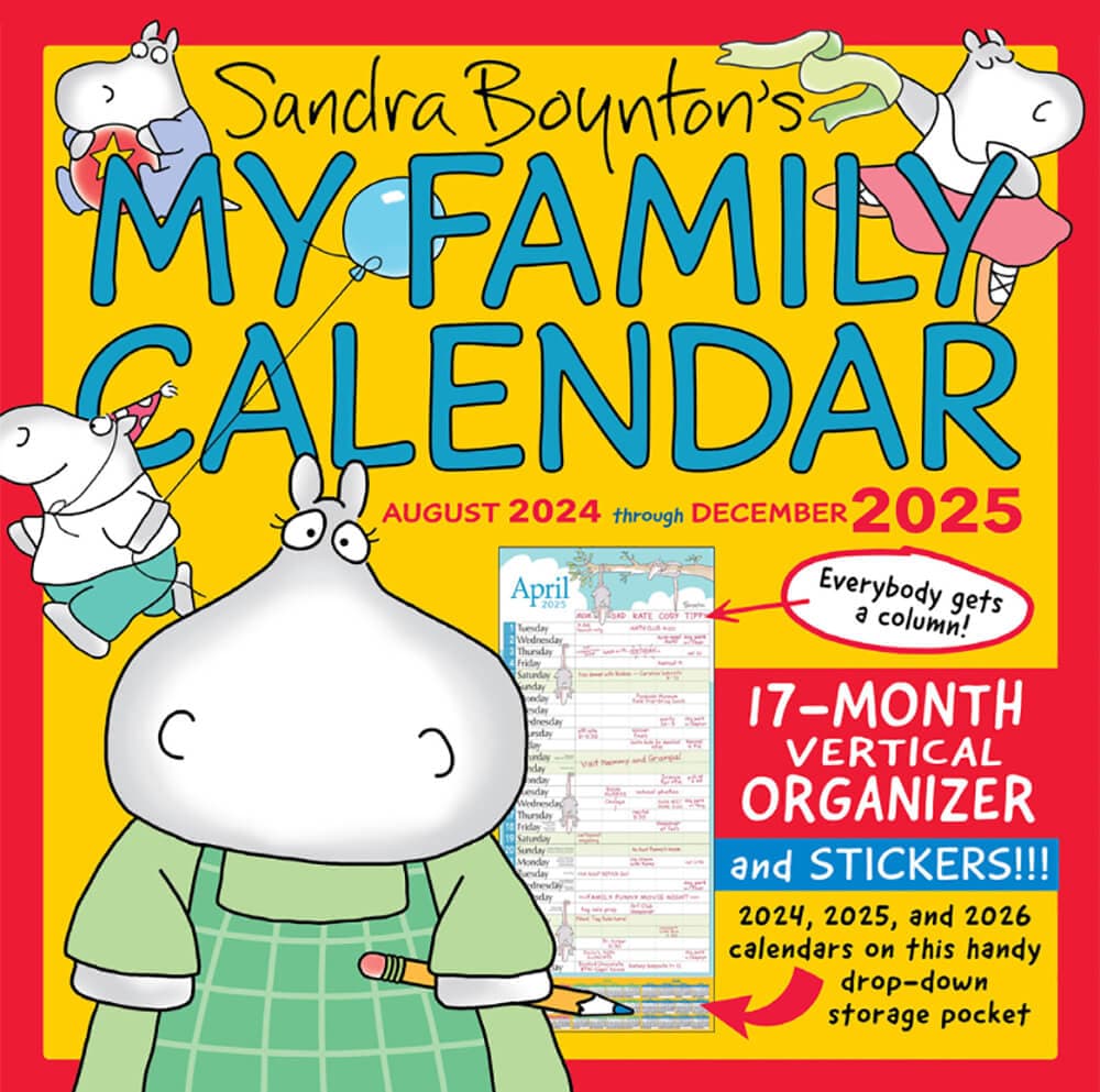 My Family 2025 Wall Calendar by Sandra Boynton