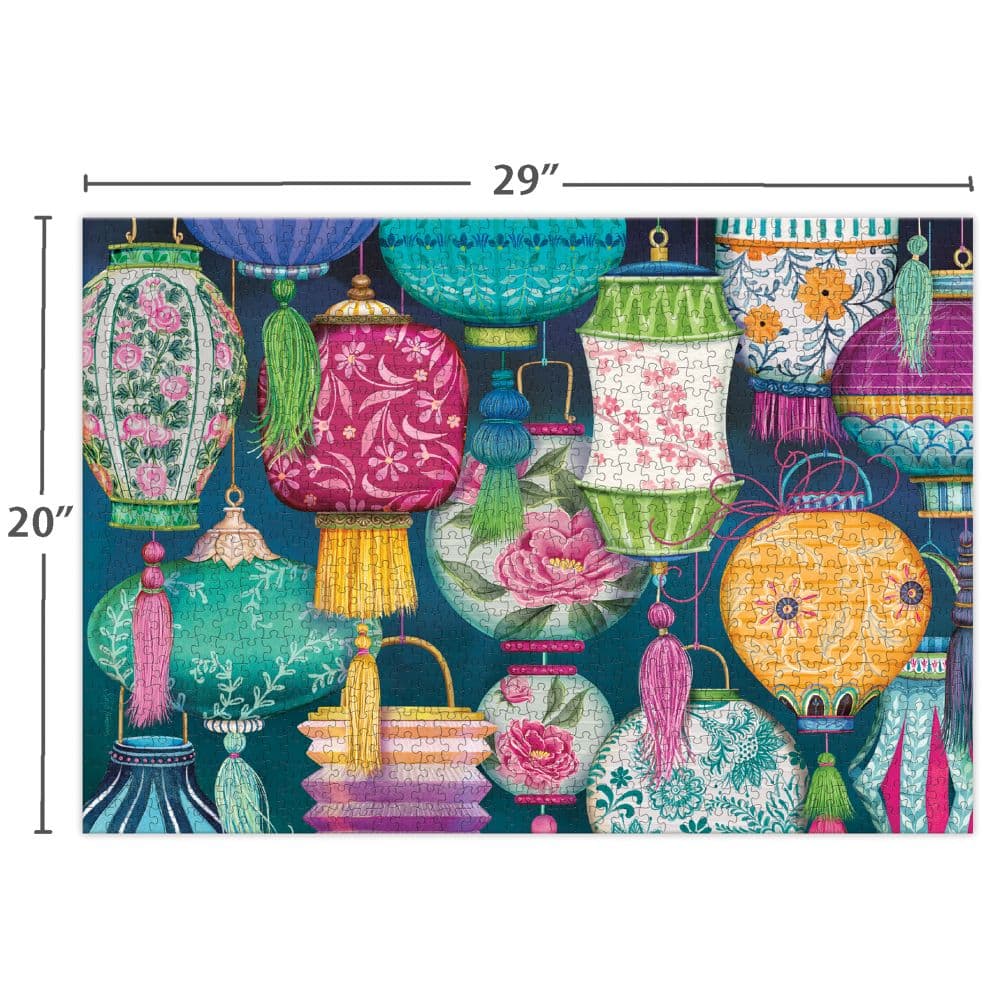 Twilight Lanterns 1000 Piece Puzzle Fourth Alternate Image