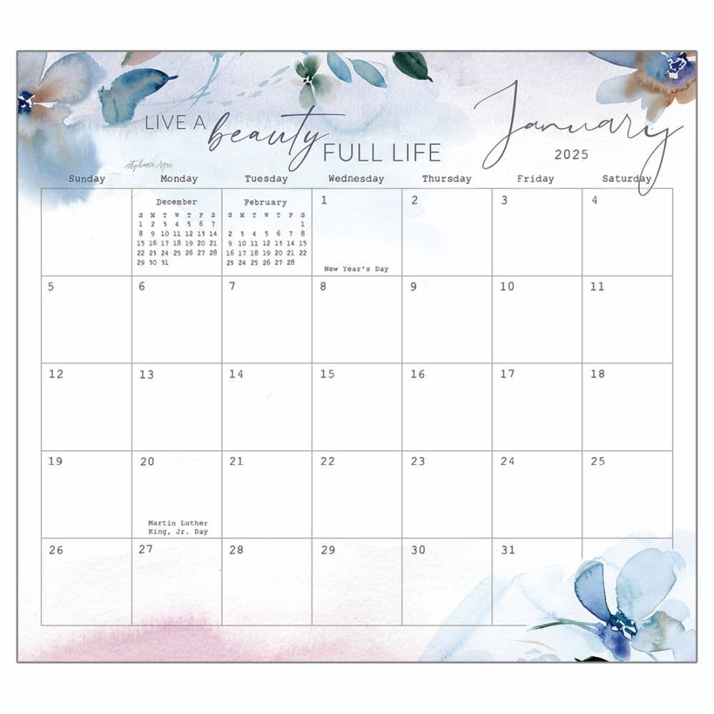 Gratitude 2025 Wall Calendar