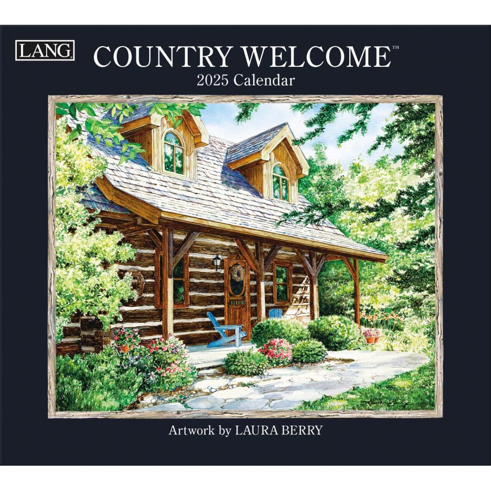 Country Welcome 2025 Wall Calendar by Laura Berry_Main Image