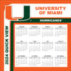 image Miami Hurricanes 2024 Desk Calendar Fourth Alternate Image width=&quot;1000&quot; height=&quot;1000&quot;
