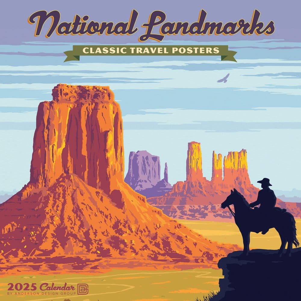 National Monuments ADG 2025 Wall Calendar Main Image