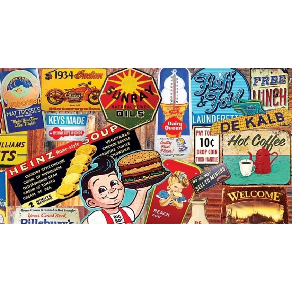 Vintage Signs 1000 Piece Puzzle Alternate Image 2