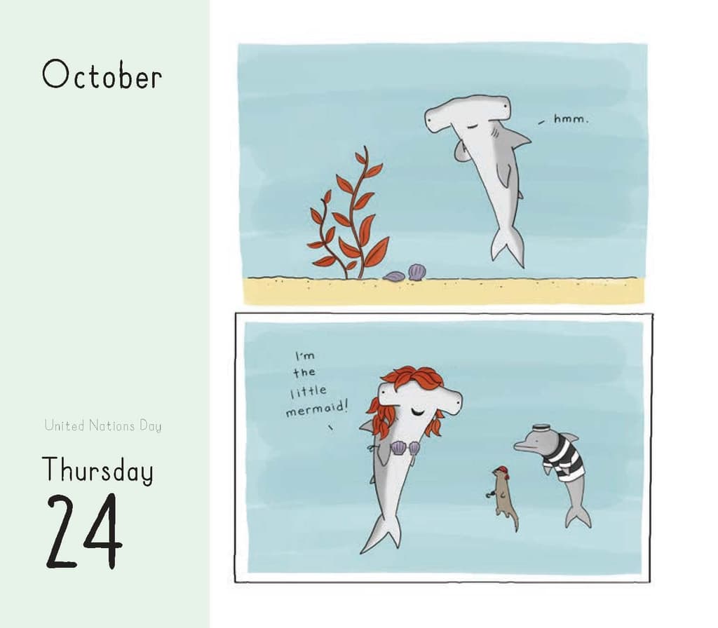 Liz Climo 2024 Desk Calendar Details 9