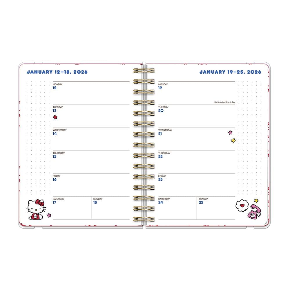 Hello Kitty Playful Pink 2026 Planner Sixth Alternate Image