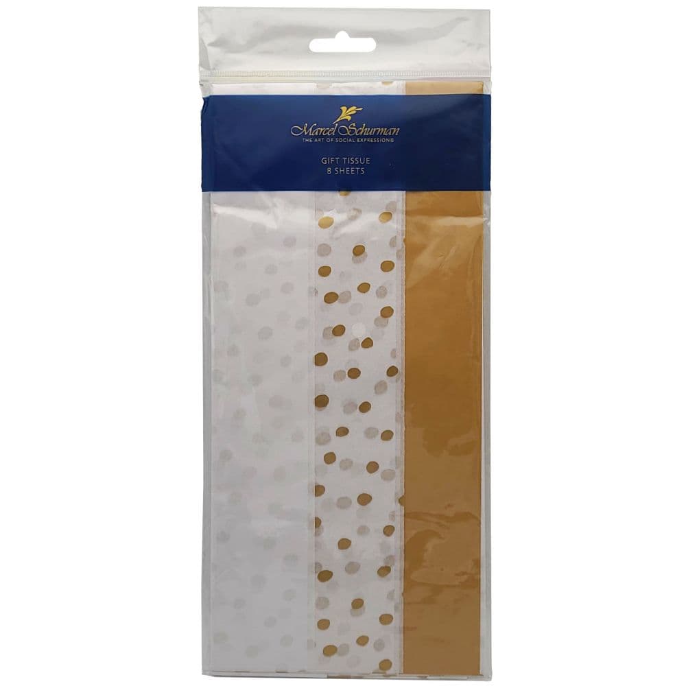 Gold Dots Tissue Paper - 8 Count Main Product Image