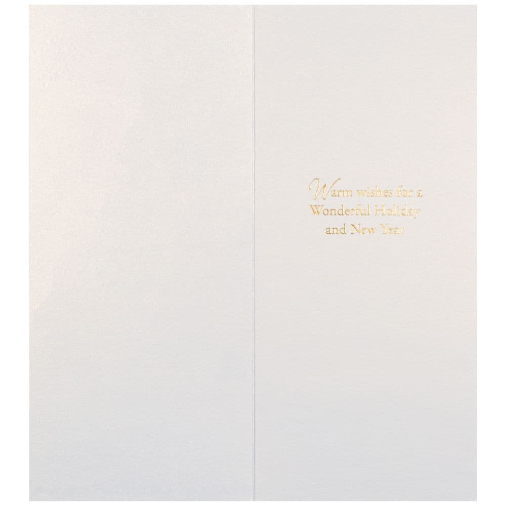 Pink Ornaments with Peace 8 Count Boxed Christmas Cards Second Alternate Image width="1000" height="1000"