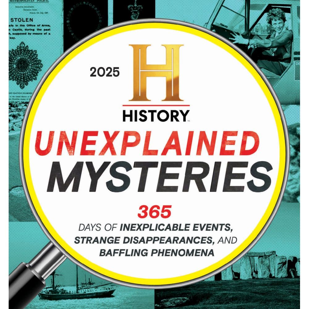 History Channel Unexplain Mysteries 2025 Desk Calendar Fifth Alternate Image width=&quot;1000&quot; height=&quot;1000&quot;