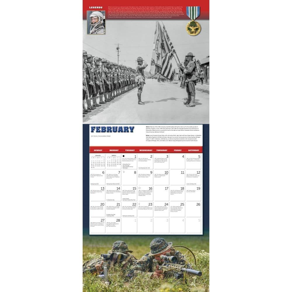 Marine Corps Holiday Schedule 2022 Marines 2022 Wall Calendar - Calendars.com