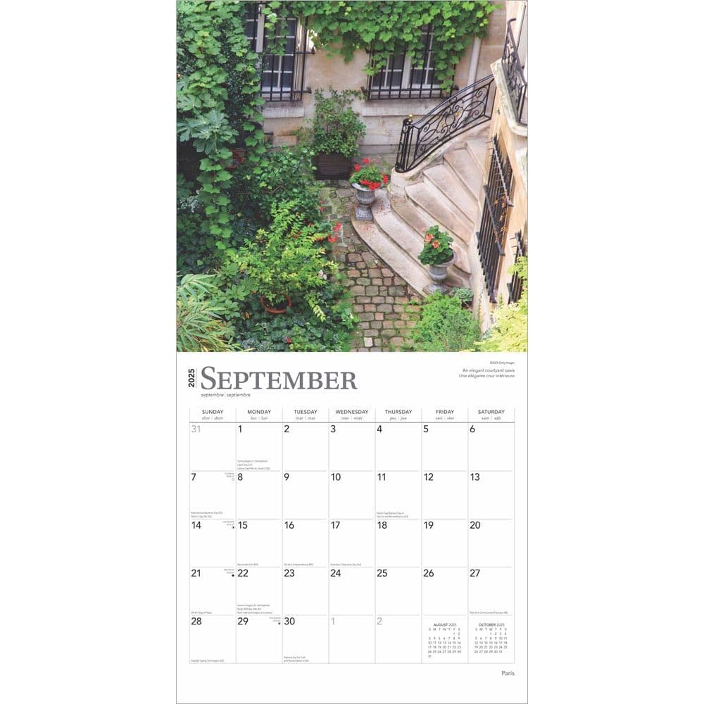 Paris 2025 Wall Calendar Third Alternate Image width=&quot;1000&quot; height=&quot;1000&quot;