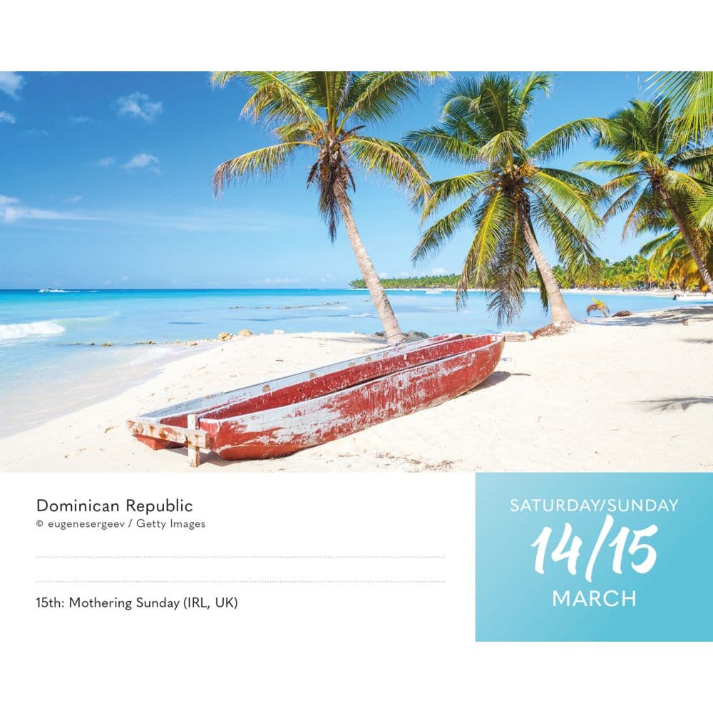 Beach Life 2026 Desk Calendar Second Alternate Image