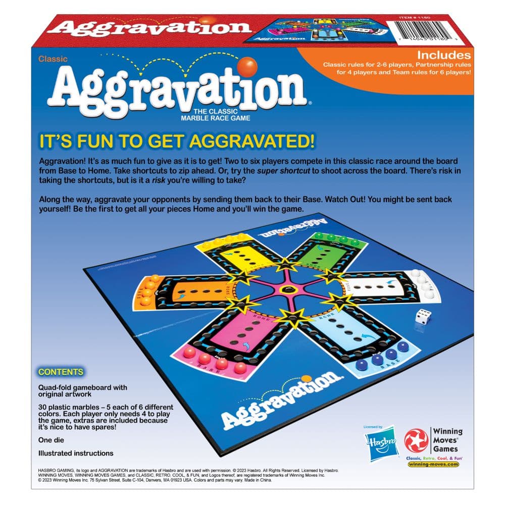 Aggravation Board Game First Alternate Image