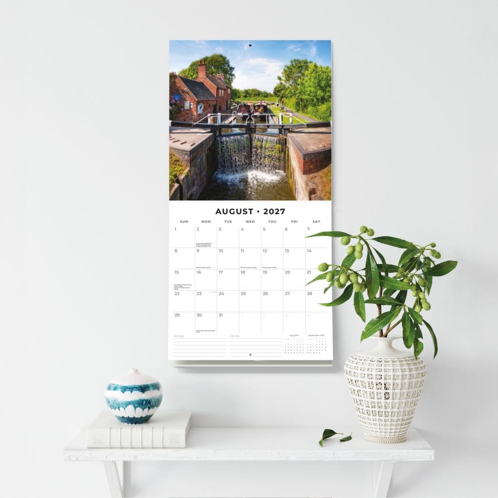 Canal Boats 2027 Wall Calendar Fifth Alternate Image