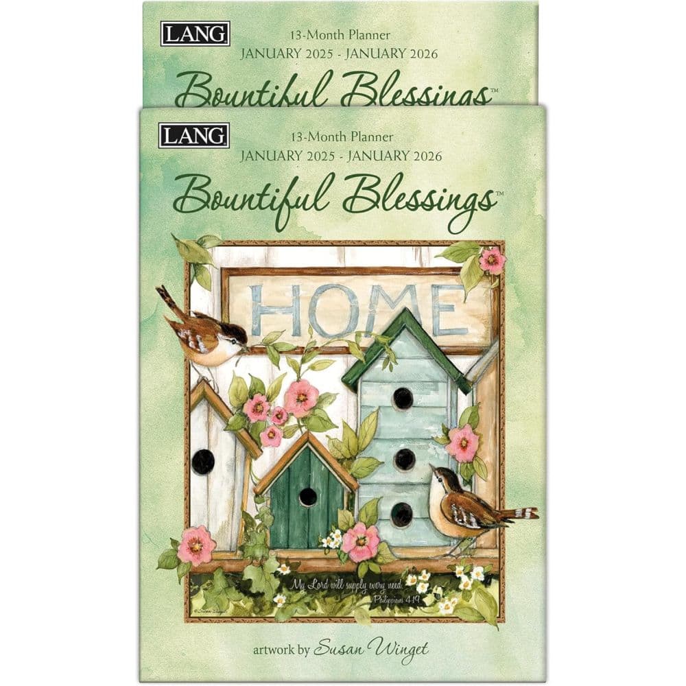 Bountiful Blessings by Susan Winget 2025 Monthly Planner Fifth Alternate Image width=&quot;1000&quot; height=&quot;1000&quot;