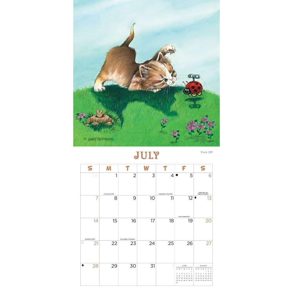 Patterson Cats 2024 Magnetic Wall Calendar Alternate Image 2