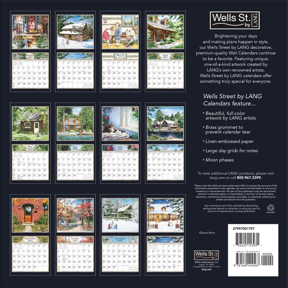 Cottage Charm 2027 Wall Calendar First Alternate Image