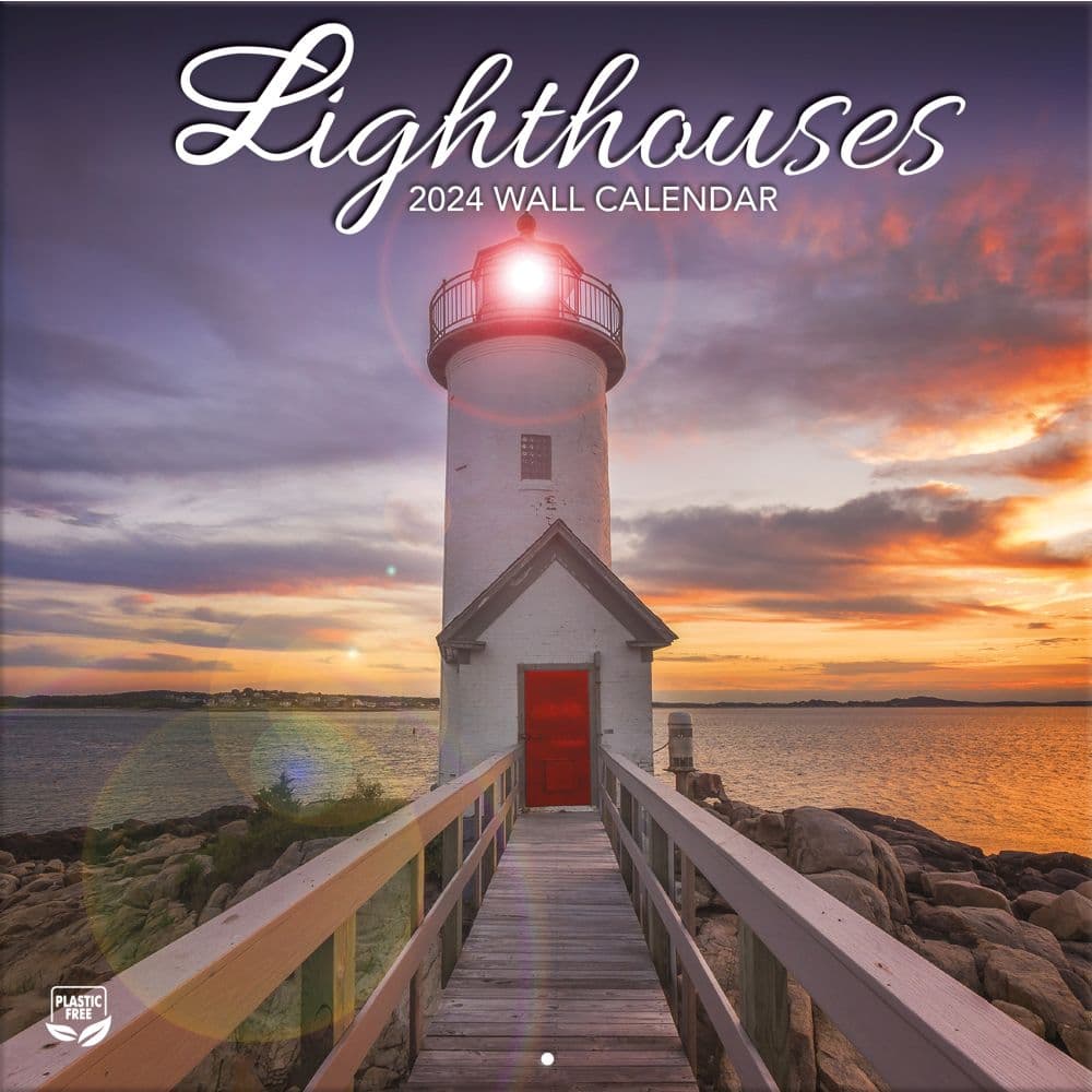 Lighthouses 2024 Wall Calendar Main Product Image width=&quot;1000&quot; height=&quot;1000&quot;
