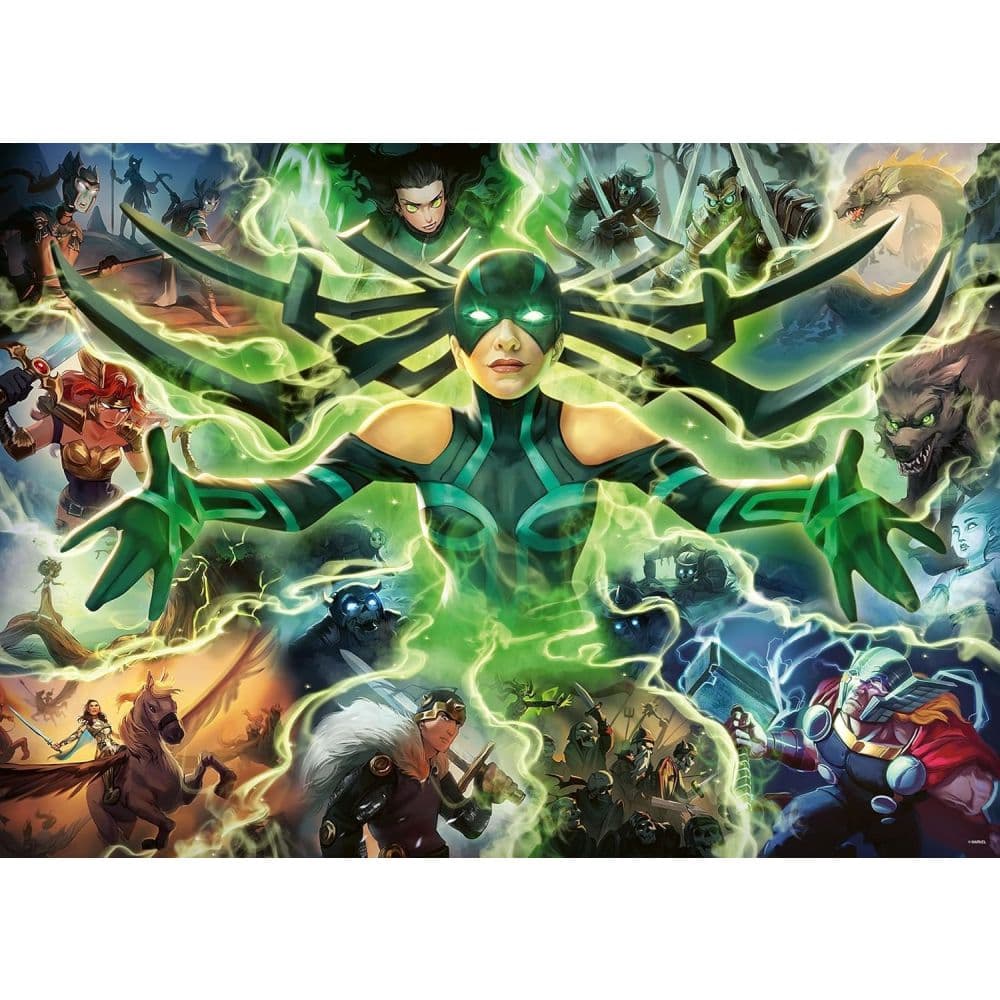 Marvel Villainous Hela 1000 Piece Puzzle First Alternate Image