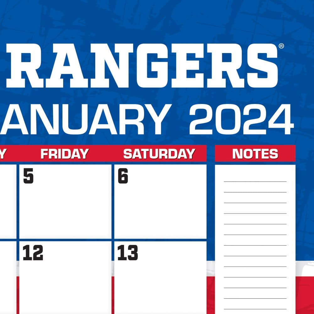 New York Rangers 2024 Desk Pad