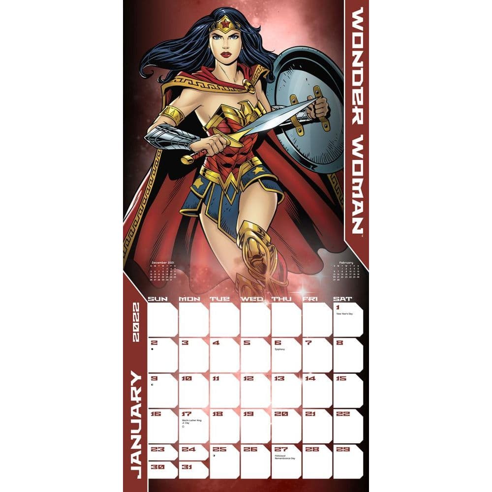 Justice League Classic 2022 Wall Calendar - Calendars.com