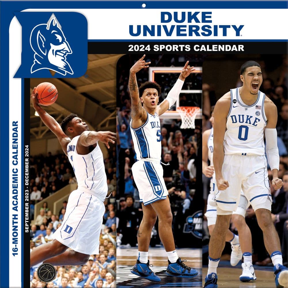 Duke Blue Devils 2024 Wall Calendar