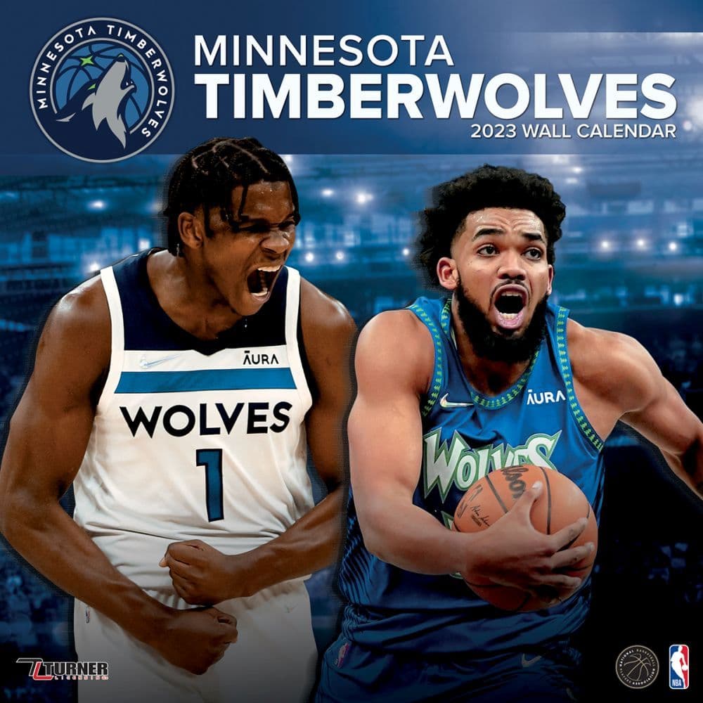 Minnesota Timberwolves 2023 Wall Calendar