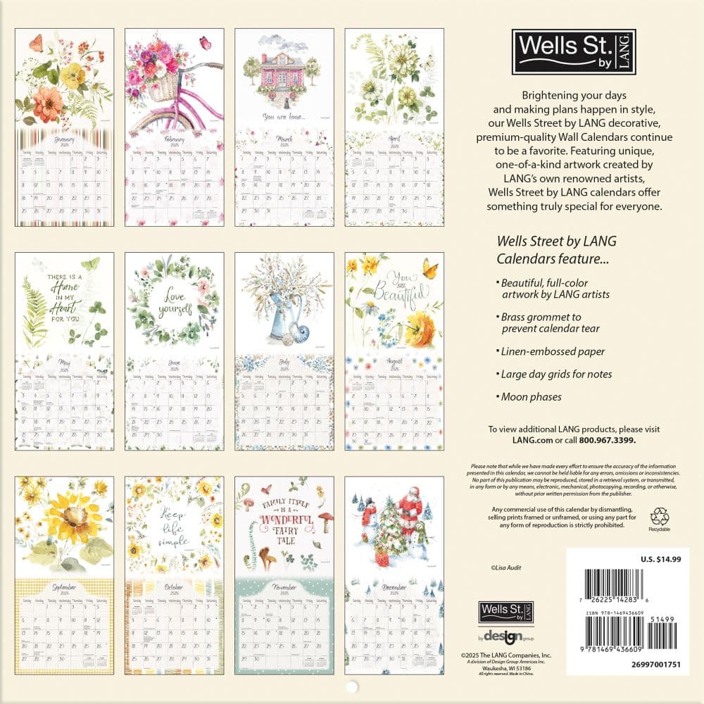 Watercolor Wonder 2026 Wall Calendar_ALT1