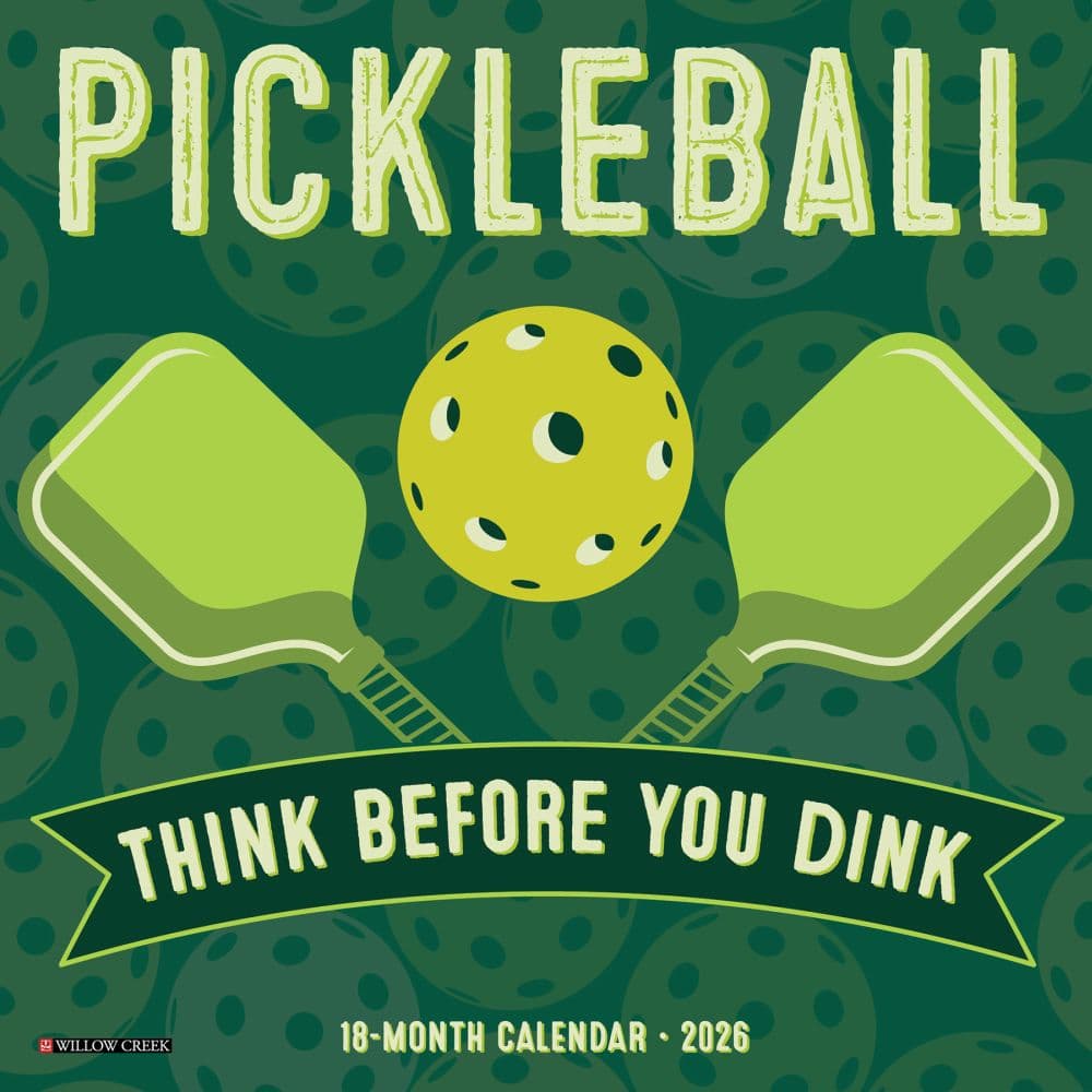 image Pickleball 2026 Mini Wall Calendar