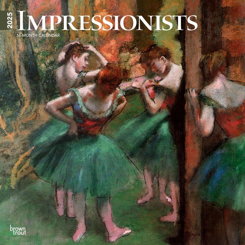 Impressionists 2025 Wall Calendar  Main Image