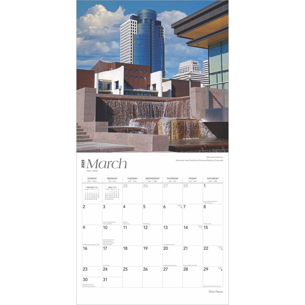 Ohio Places 2025 Wall Calendar Second Alternate Image width=&quot;1000&quot; height=&quot;1000&quot;