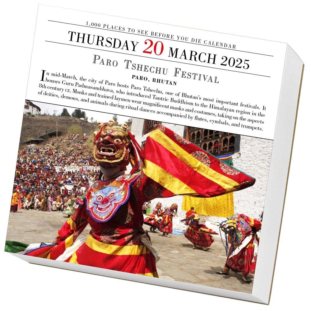 1000 Places To See 2025 Desk Calendar Third Alternate Image width="1000" height="1000"