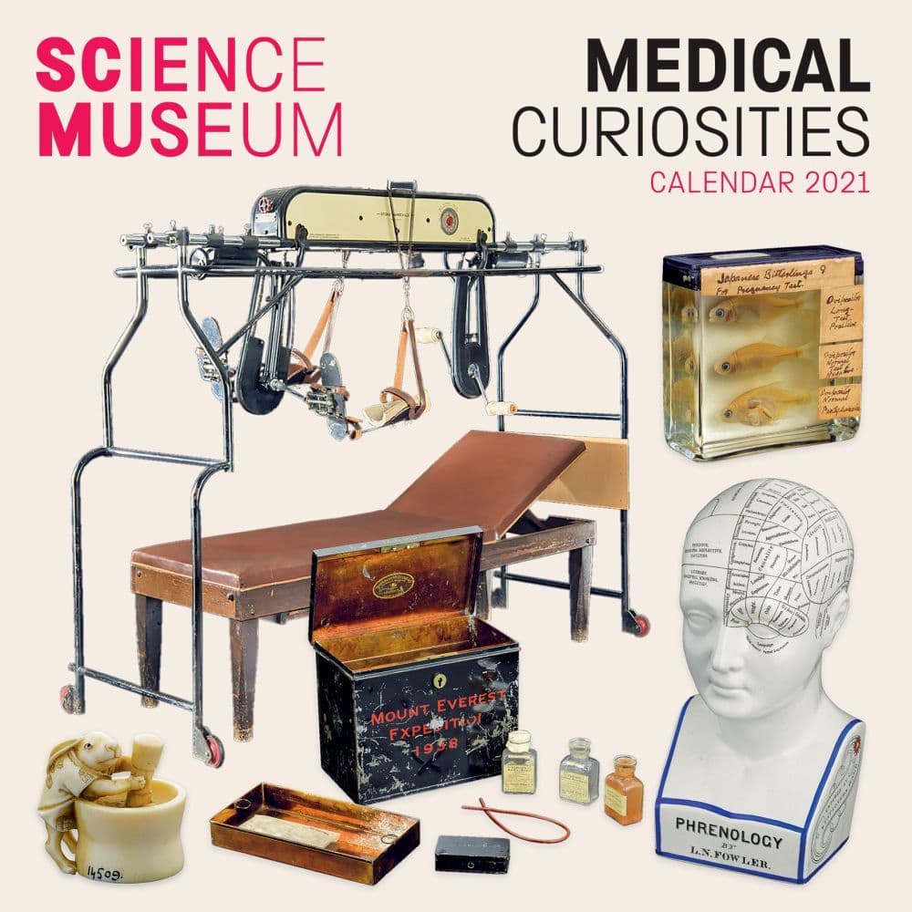 2021 Medical Curiosities Science Museum Wall Calendar