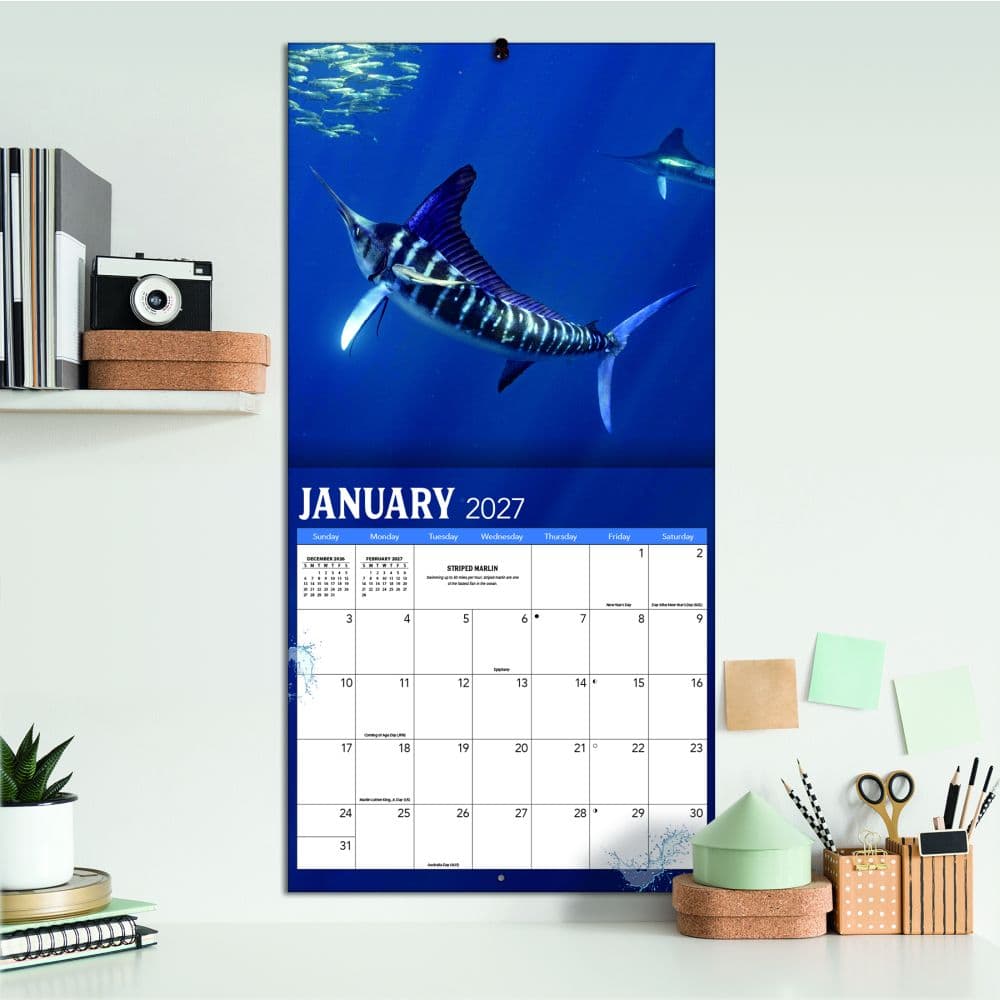 Fish On 2027 Wall Calendar Fifth Alternate Image