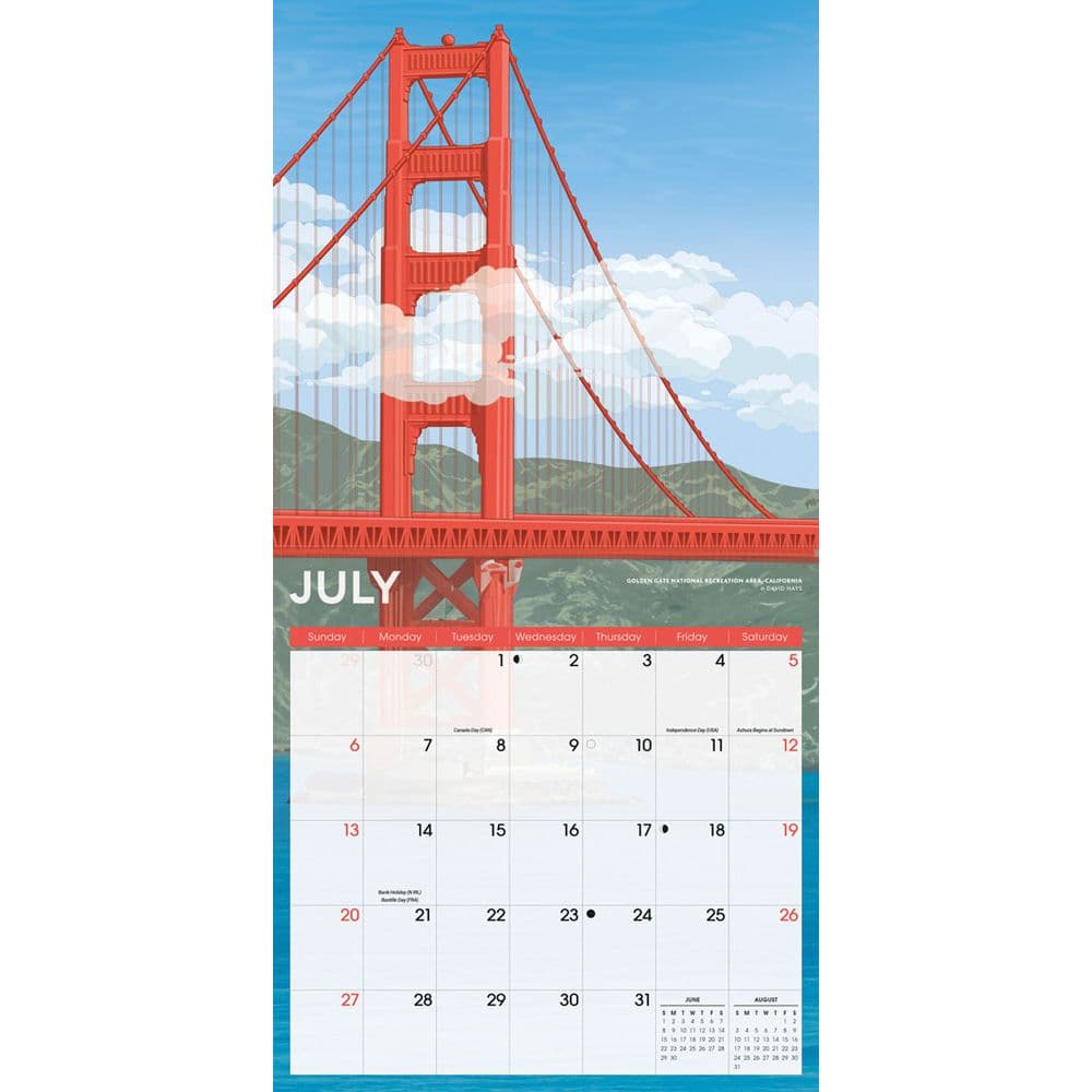 See America 2025 Wall Calendar Third Alternate Image width="1000" height="1000"