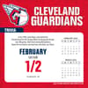 image MLB Cleveland Guardians 2025 Desk Calendar Second Alternate Image