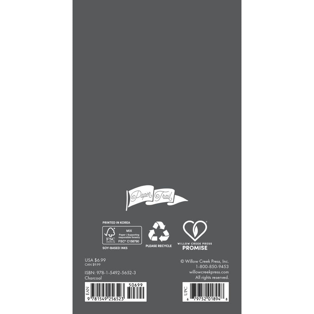 Charcoal 2 Year 2026 Pocket Planner First Alternate Image