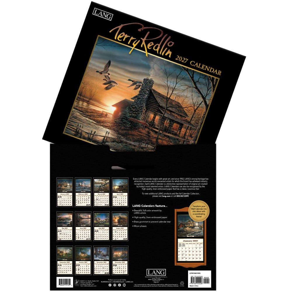 Terry Redlin 2027 Wall Calendar by Terry Redlin First Alternate Image
