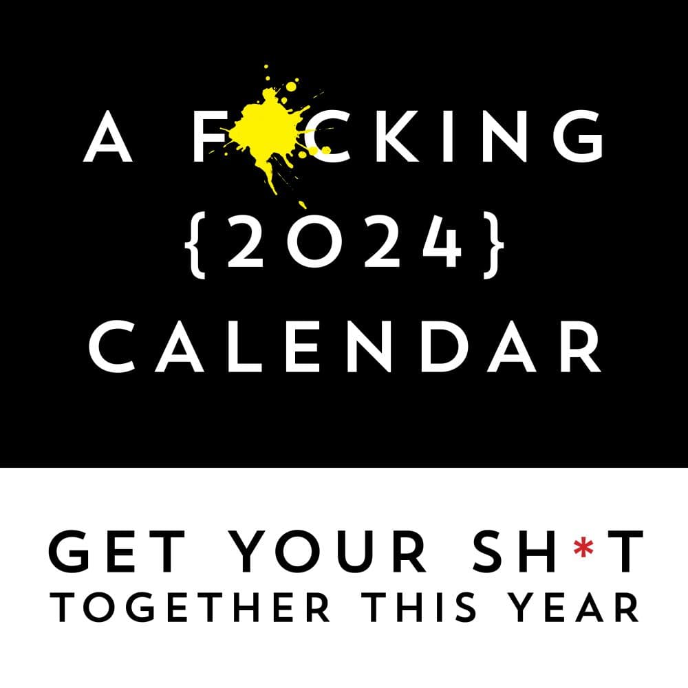 F*cking 2024 Wall Calendar Main Image